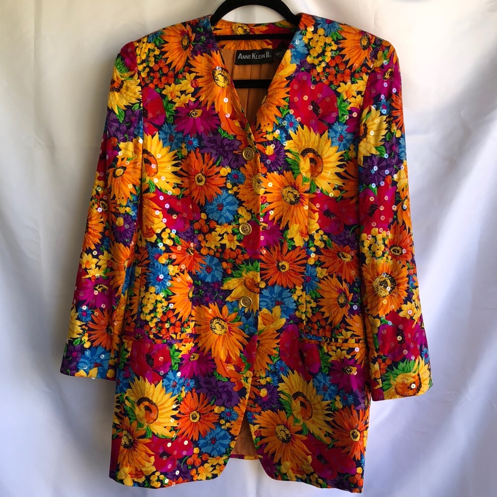 Floral blazer